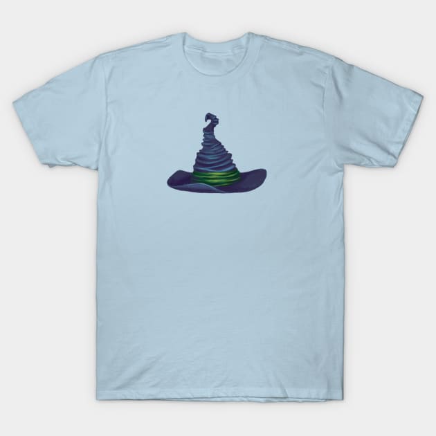 Witch Hat - Cerulean T-Shirt by Star Sandwich